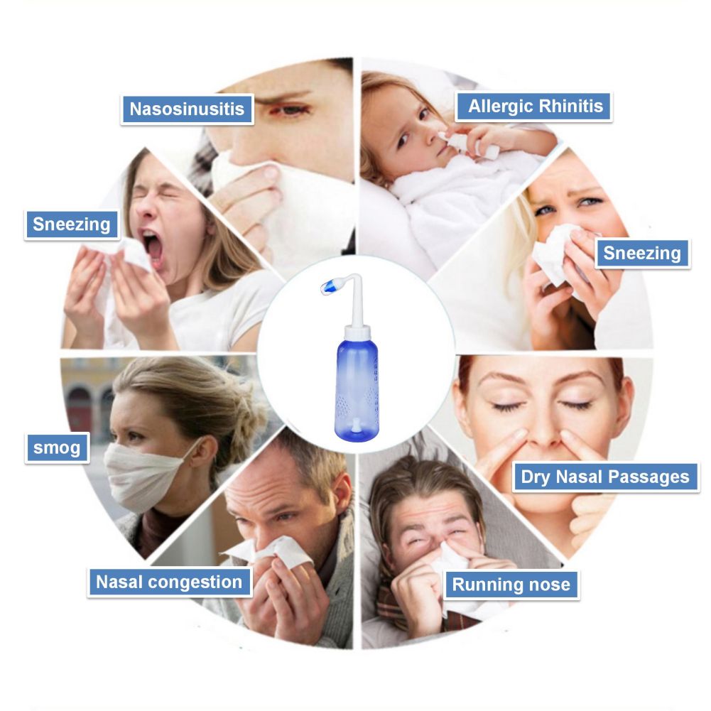 Bouteille de nettoyage nasal