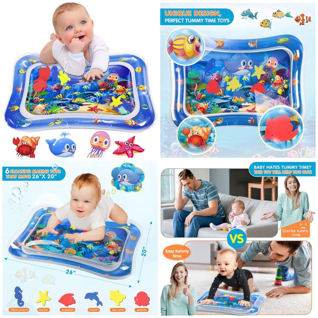 Tapis de jeu gonflable d’eau pour bébé (3-12 mois)