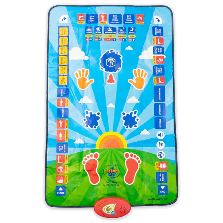 Tapis de Prière Arabe Islamique pour Enfant