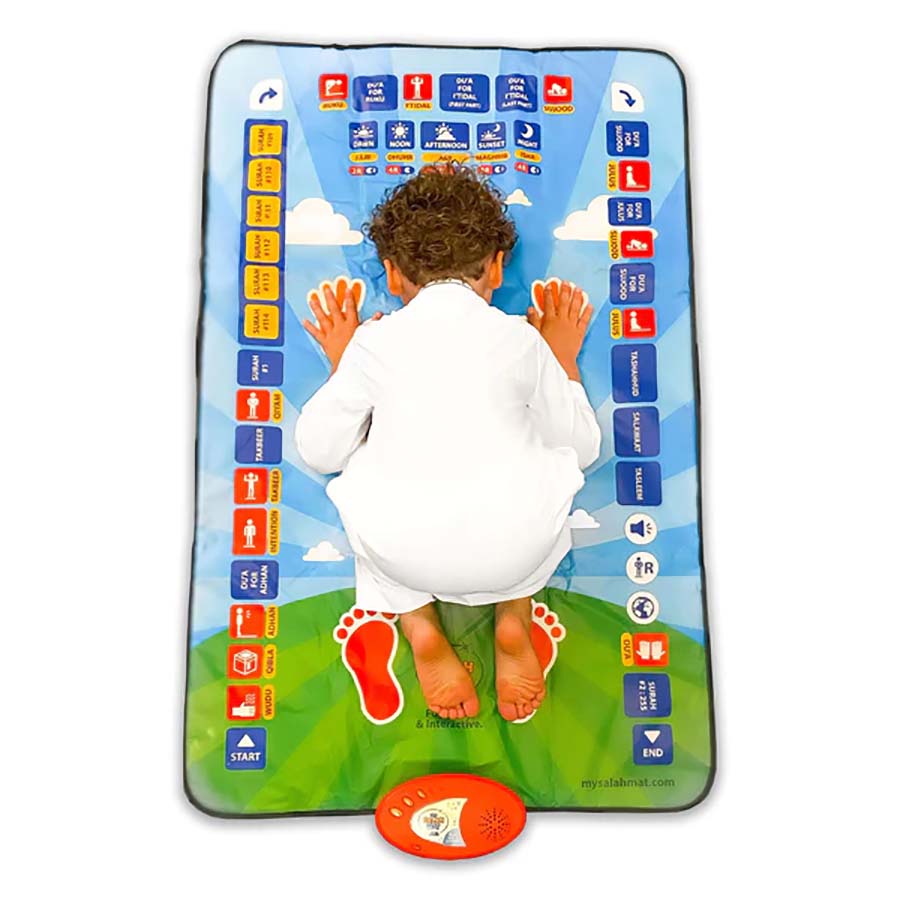 Tapis de Prière Arabe Islamique pour Enfant