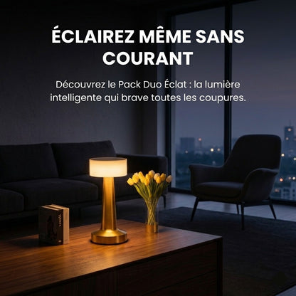💡 Pack AuraLight™️ Premium – Lampe LED Dorée Tactile + Applique Détecteur de Mouvement✨ ✨ ✨